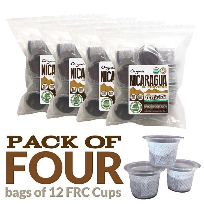 Ethiopian Yirgacheffe OFT Coffee, 48 ct. FRC Cups, Fresh Roasted Coffee LLC. N10