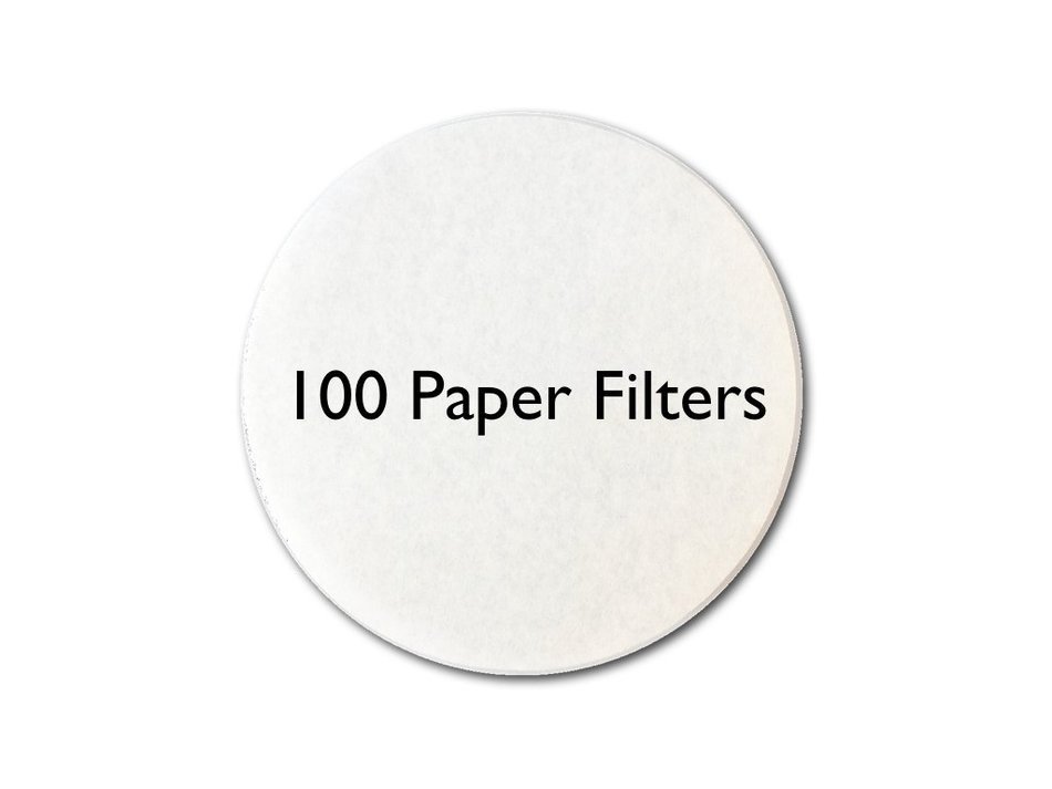 My-Cap 100 Filters for use with Caps to Reuse Capsules for Nespresso VertuoLine Brewers N2