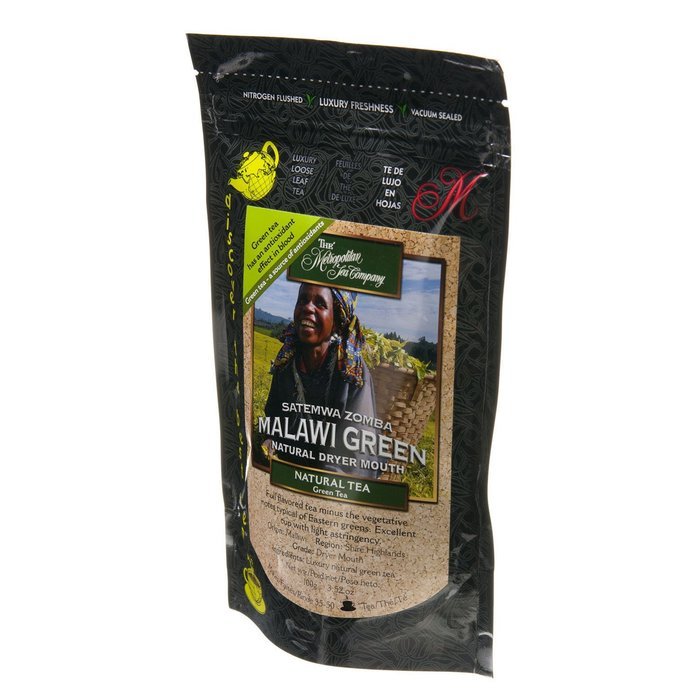 Metropolitan Tea Discovery Loose Tea Pack, Malawi Green Dryer Mouth Natural, 100gm N5