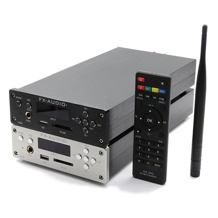 FX Audio M-200E Hi-Fi SD Card Mini Amplifier (Silver) N2