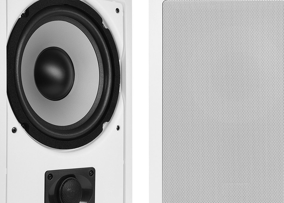 VM Audio 8" 200W 2-Way In-Wall Surround Speaker (Single) | VM-WA8-S N3
