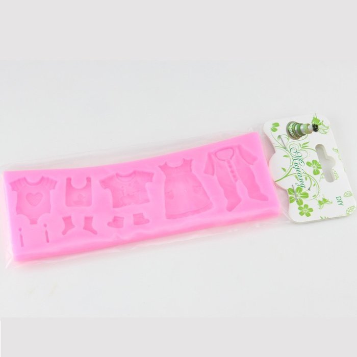 DIY Fondant Cake Lace Mold Baby Clothes Washing Line Silicone Molds Sugar Craft Mold Cake Decorating Ct394 N8