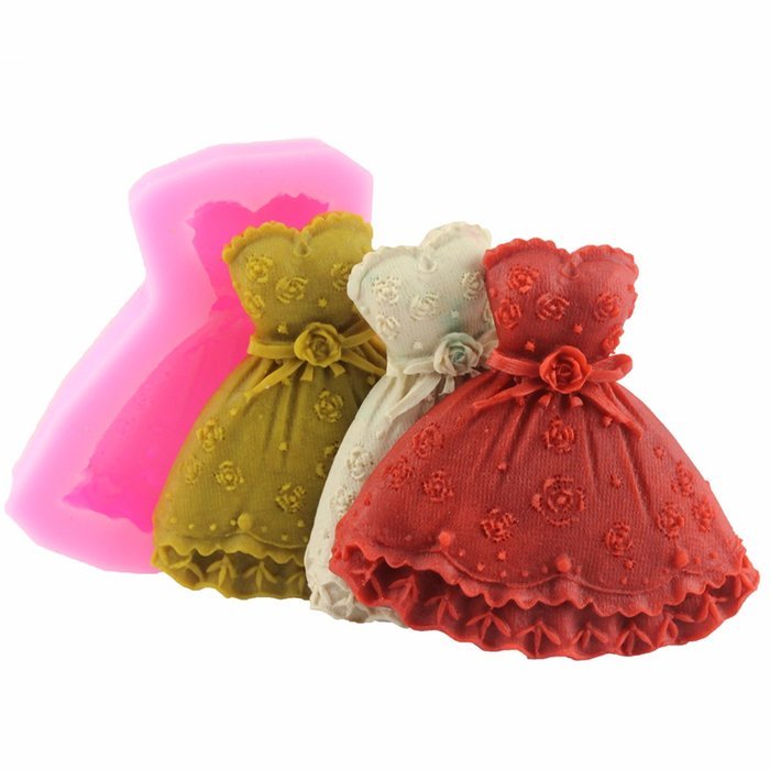 DIY Fondant Cake Lace Mold Baby Clothes Washing Line Silicone Molds Sugar Craft Mold Cake Decorating Ct394 N9