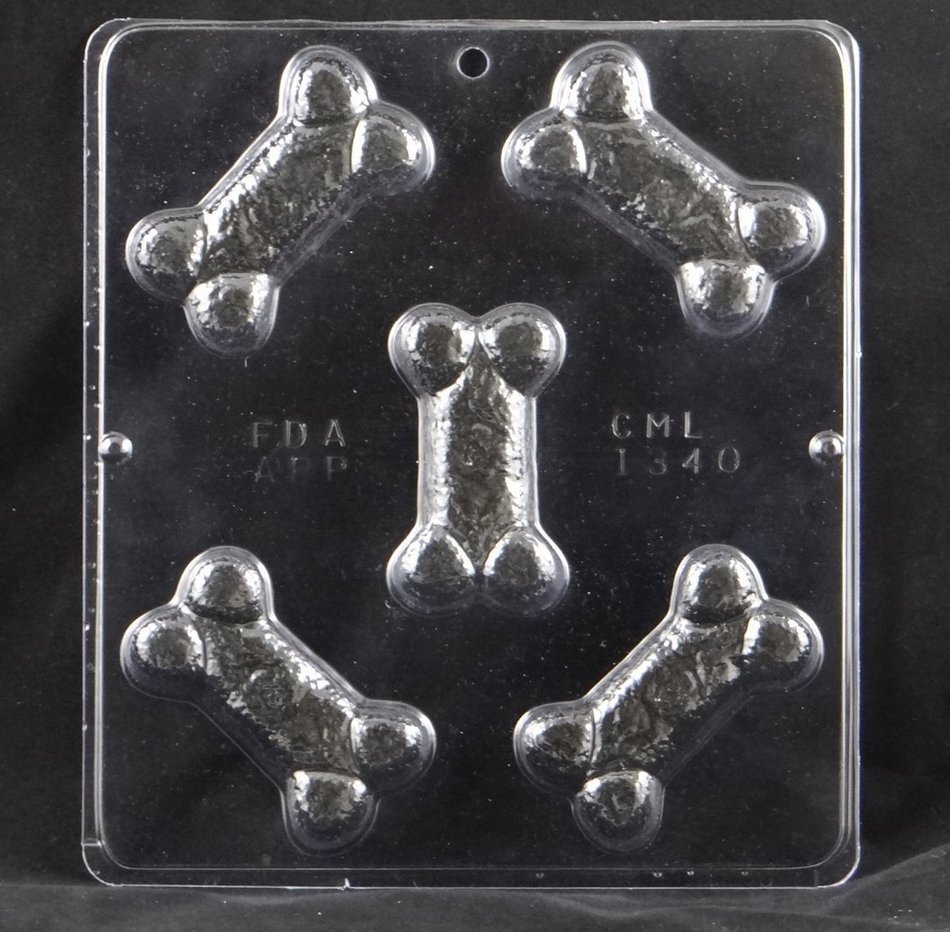 Dog Bone Chocolate Candy Mold 1340