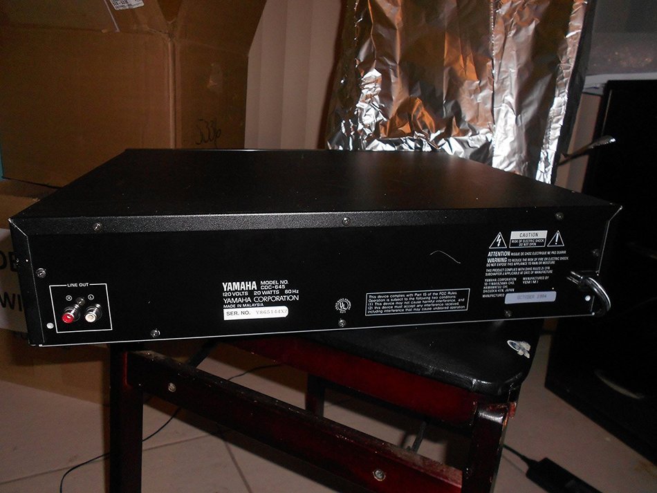 Yamaha CDC-645 Multi Compact Disc 5 Cd Changer Player N3