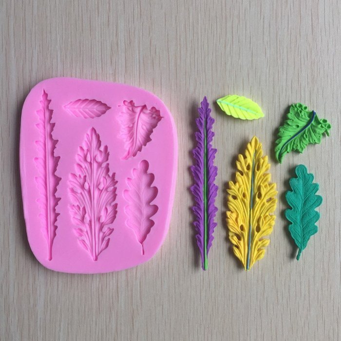 Anyana Leaves Silicone Fondant Mold Cake Decorating Pastry Gum Pastry Tool Kitchen Tool Sugar Paste Baking Mould... N4