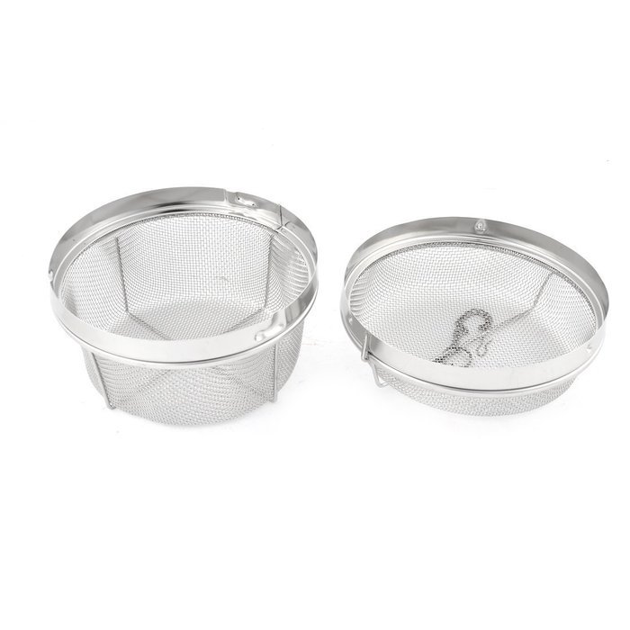 uxcell Wire Mesh Twist Locking Sphere Ball Spice Herb Tea Strainer Filter 13cm Dia N3
