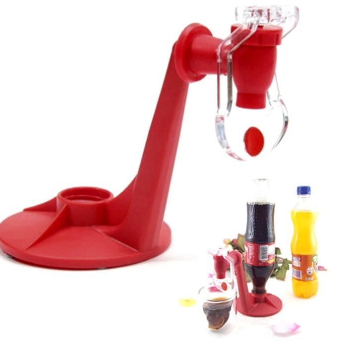 Home Bar Coke Fizzy Soda Soft Drinking Drink Saver Dispense Dispenser Faucet Red Creative