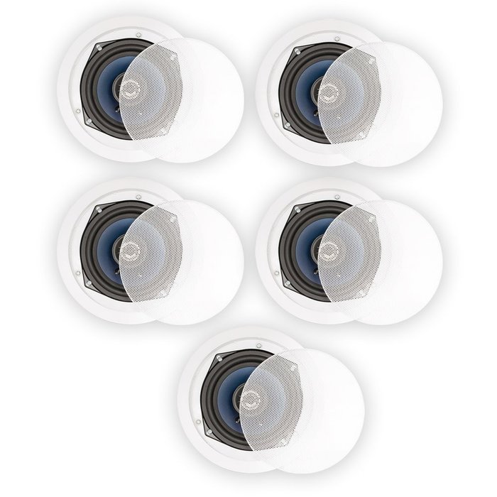 Blue Octave LC52 In Ceiling Speakers Home Theater Surround Sound 2-Way 5 Speaker Set