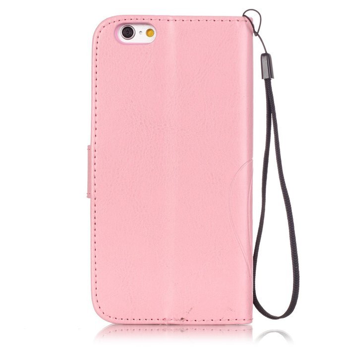 iPhone 7 Case,PHEZEN Embossed Flower Butterfly PU Leather iPhone 7 Wallet Case [Magnetic Closure] [Credit Card... N46
