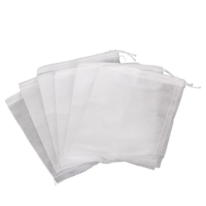 BQLZR Disposable String Drawstring Empty Seal Spice Herbal Filter Paper Herb Loose Tea Bags 10 x 12cm Pack of...