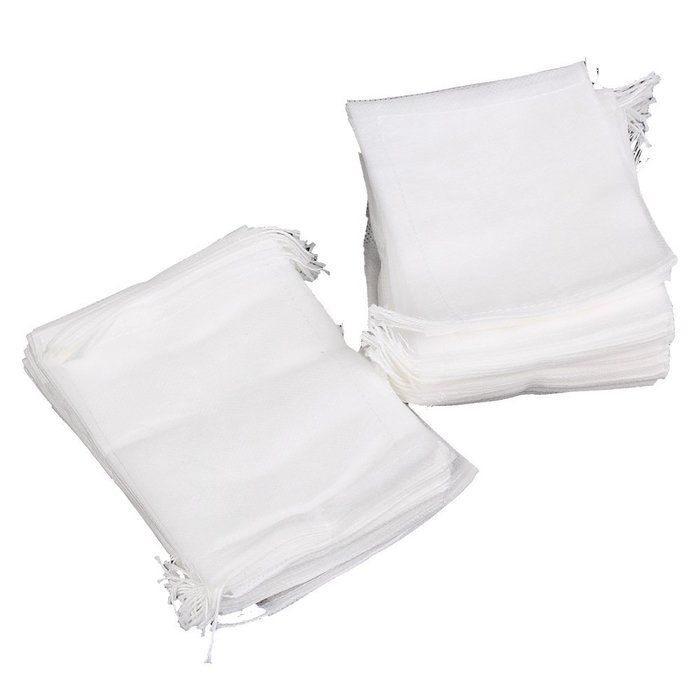 BQLZR Disposable String Drawstring Empty Seal Spice Herbal Filter Paper Herb Loose Tea Bags 10 x 12cm Pack of... N2