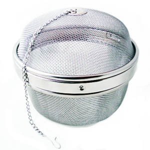 Happy Sales Spice Ball Herb Infuser Extra Large 3.5"D, Stainless Steel