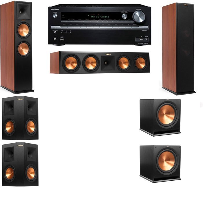 Klipsch RP-280F Tower Speakers CH-5.2-Onkyo TX-NR838