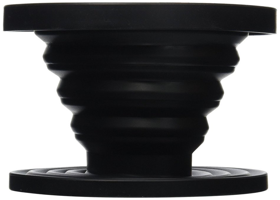 William Bounds 08296 Sili Gourmet Silicone Collapsible Coffee Filter Holder, Red N4