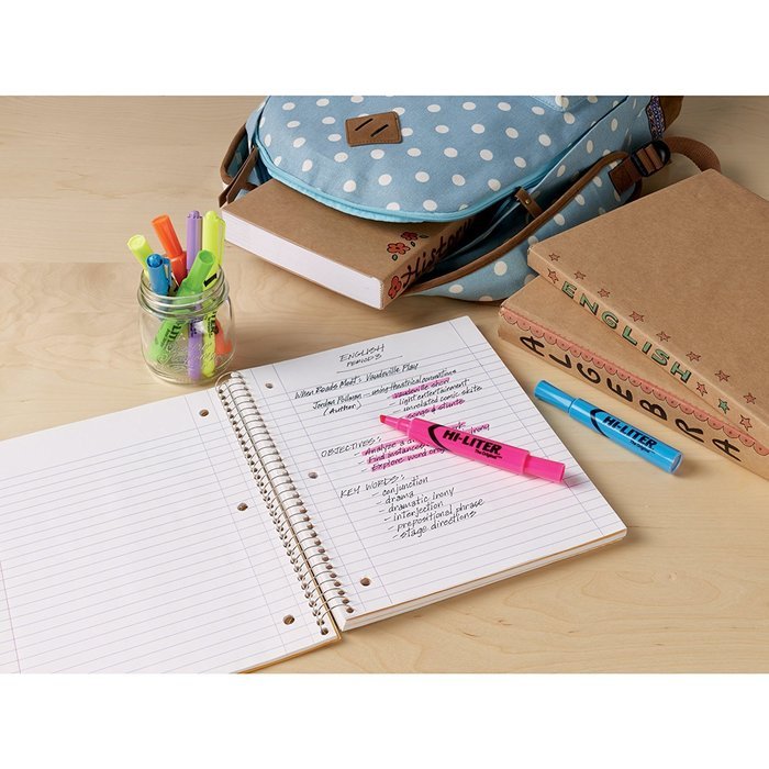 HI-LITER Desk Style, Blue, Box of 12 (24016) N10
