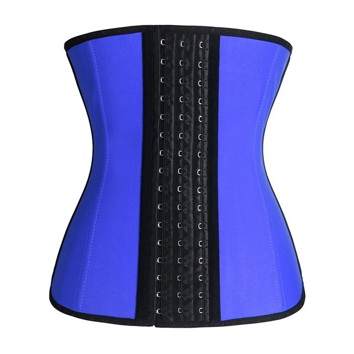 Women's 14 Steel Bone Solid Latex Sports and Fitness Waist Trainer Cincher N8