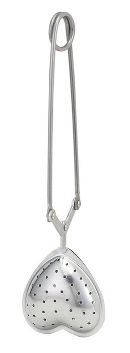 HIC Long Handle Loose Leaf Snap Tea Infuser Spoon, 18/8 Stainless Steel Mesh, 1.5-Inch N4