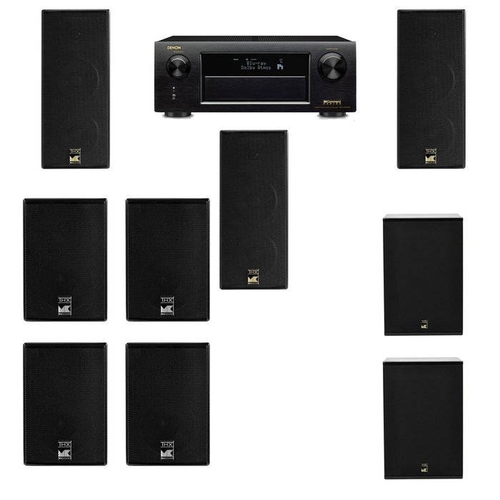 M&K Sound LCR950 Loudspeaker 7.2 X10 Denon AVR-X5200W