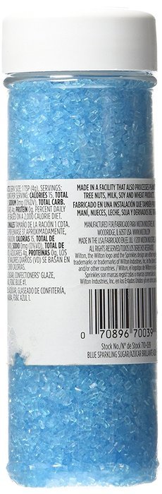 Wilton Sparkling Sugar Food Decorative, White N5