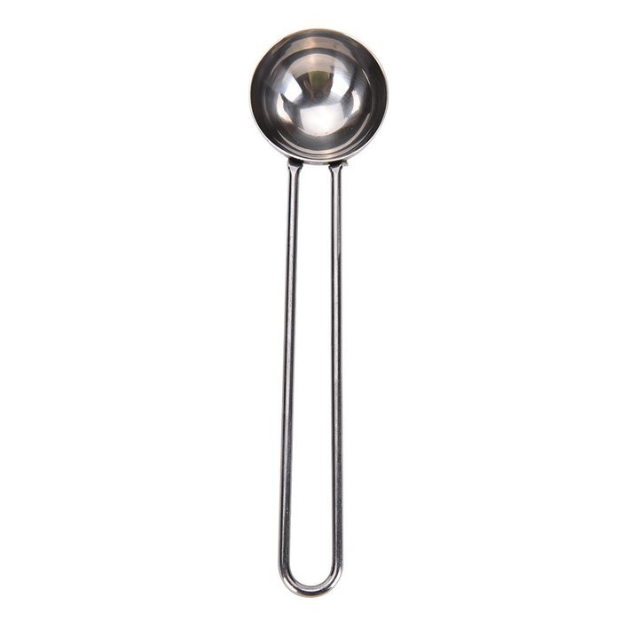 1 Pcs Stainless Steel Mesh Tea Infuser Reusable Strainer Loose Tea Leaf Spice Filter with 1 Pcs Coffee Bean Measuring... N4