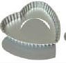 Alan Silverwood 23cm/9" Heart Mould Cake Pan Tin Loose Based 22193