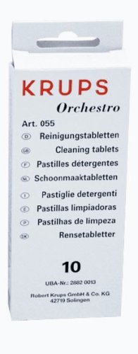 Krups Descaling Anti-Calc Tablets (10) For Espresso Machines (all brands)