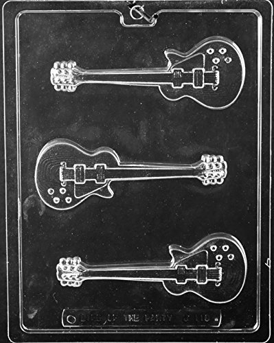 Electric Guitar Chocolate Mold Soap Mold Ships Same Day m169