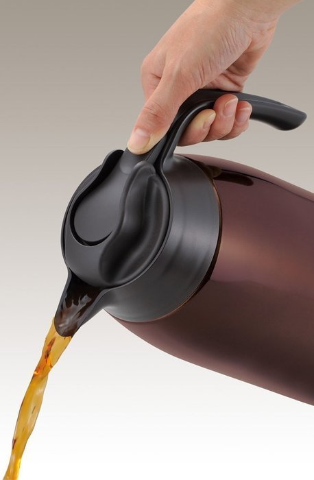 Thermos 51 Ounce Brown Vacuum Insulated Stainless Steel Carafe N9