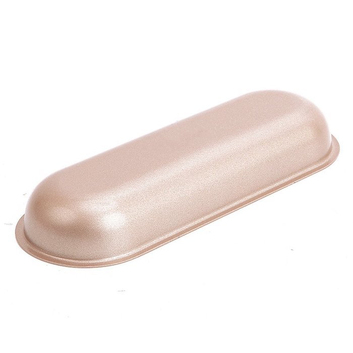 MyLifeUNIT Heavy Steel Carbon Nonstick Hot Dog Bun Pan 7" N3