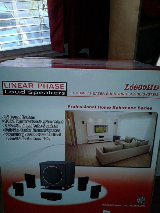 Home Theater Surround Sound System L6000HD Linear Phase Loud Speakers 5.1 N4