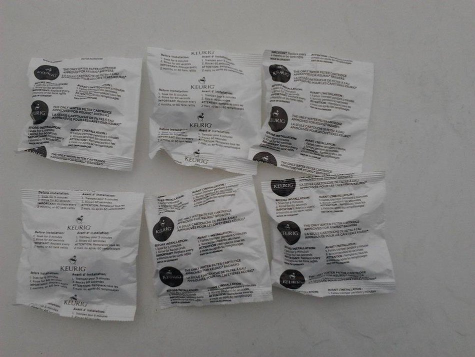 Coffee Makers Parts & Accs Six Keurig Water Filters - Genuine Manufactured by keurig