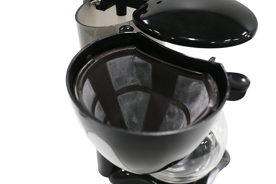 Elite Cuisine EHC-2022 Maxi-Matic 4 Cup Coffee Maker with Pause and Serve, Black N2