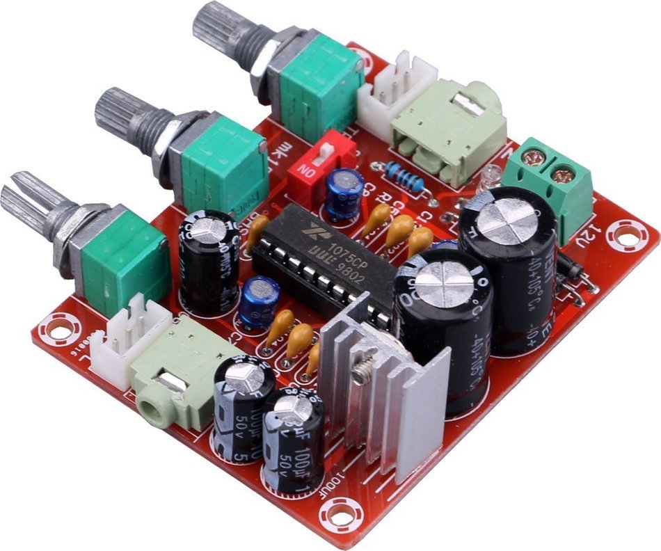 Yeeco AC/DC 12V Digital Power Amplifier Board Audio Processor Tone Plate Sound Beautification Exciter Pre Plate N3