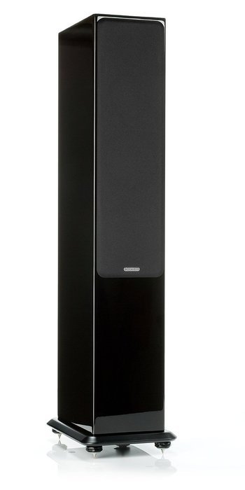 Monitor Audio - Silver Series 8- 3-way Floorstanding Speaker - Each - Gloss Black N2