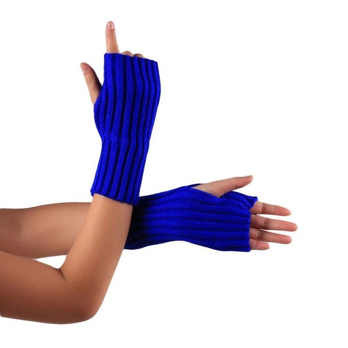 Morecome Fashion Women Girl Knitted Fringe Warm Gloves (Red) N6
