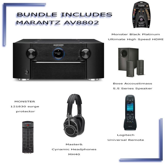 Cyber Monday Special AV8802 Home theater preamp/processor with 11.2-channel p...