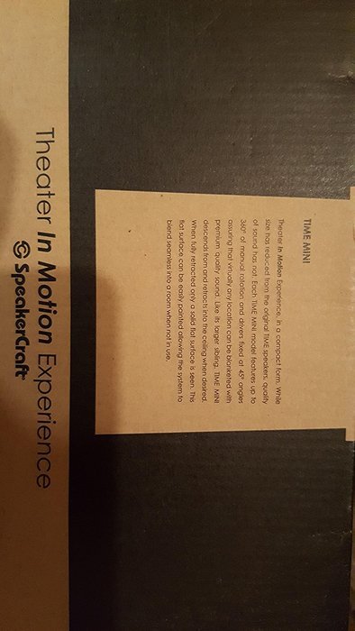 Speakercraft Time Mini Amp Controller N3