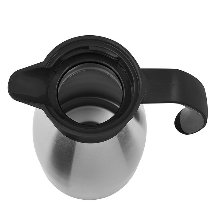 Emsa 18/10 Stainless Steel Soft Grip Carafe, 34-Ounce, Black N30