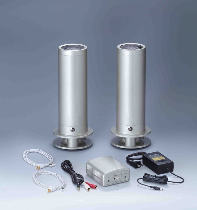 SHIROKUMA time domain license model speaker SuperPod (with amplifier) Clear Silver TD-121