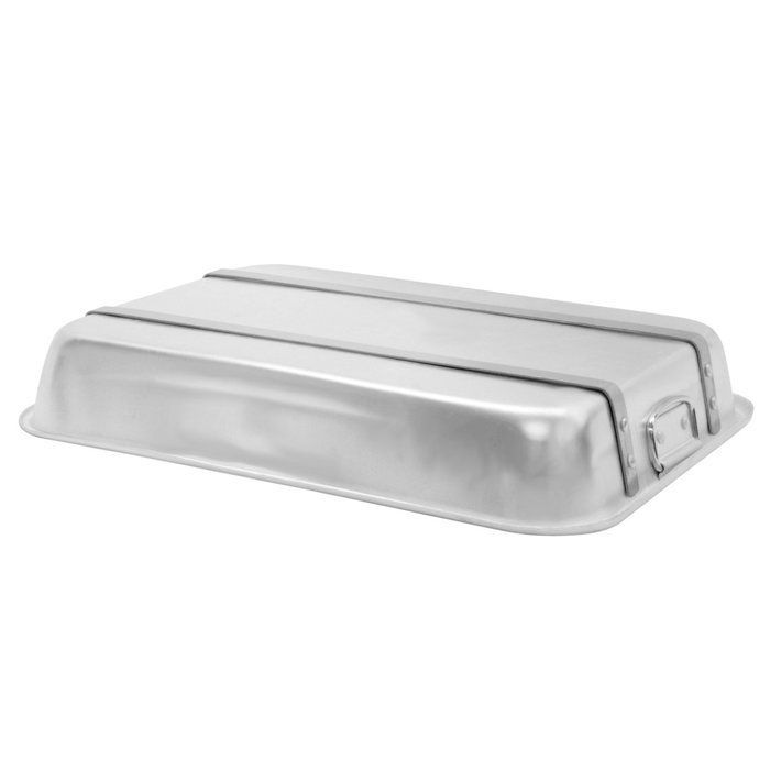 Thunder Group 18 x 24 x 4.5 Inch Double Roaster with Strap & Lug N3