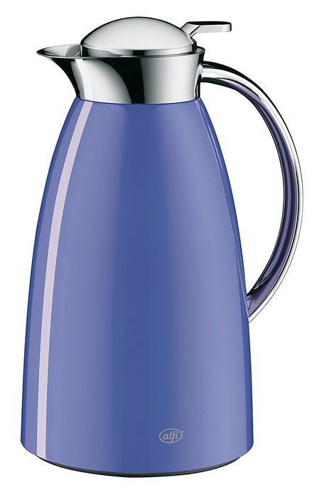 Alfi Vacuum carafe Gusto,Thermal Carafe, Metal Painted, Screw Stopper, Lavender, 1 Liter, 3521243100 N2
