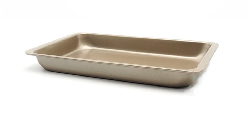 Bestwoohome Nonstick Bakeware Cake Baking/Roasting Pans for Kitchen (9 x 7 Inches) N15