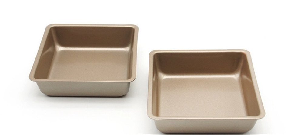 Bestwoohome Nonstick Bakeware Cake Baking/Roasting Pans for Kitchen (9 x 7 Inches) N16