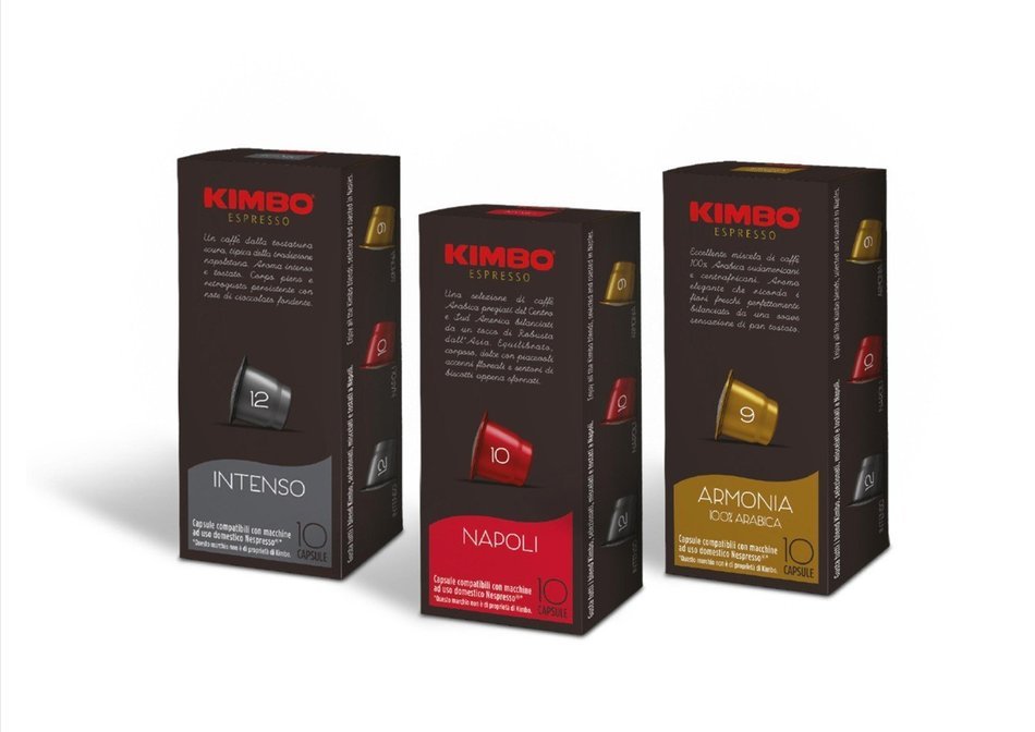 KIMBO ESPRESSO CAPSULE COMPATIBLE WITH NESPRESSO MACHINE (BLACK) N2