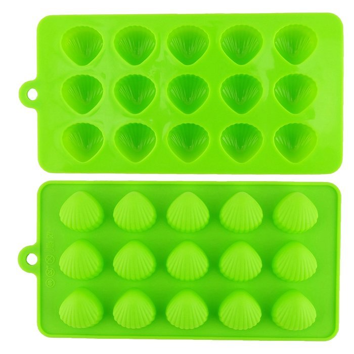 Joyoldelf Candy Molds & Ice Cube Trays - Hearts, Stars & Shells - Silicone Chocolate Mold - Fun, Toy Kids Set... N2