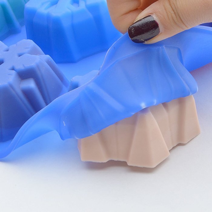 Chawoorim silicone molds christmas decorations - Silicone Muffin Cups Handmade Soap Molds Biscuit Chocolate Ice... N19