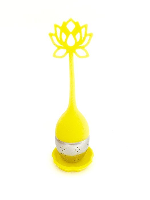 Silicone Lotus Tea Infuser by Simply Tealicious Tea Company (Blue) N2