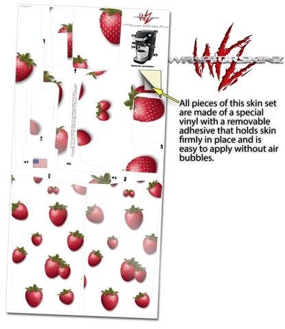 Strawberries on White - Decal Style Vinyl Skin fits Keurig K10 Mini Plus Coffee Makers (KEURIG NOT INCLUDED) N2