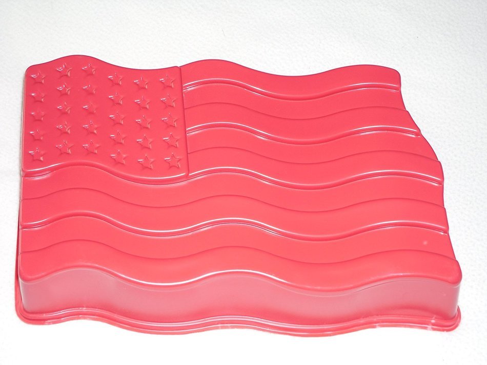 JELL-O Jel 4th of July American Flag Mold N2